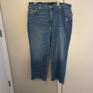 NWT Able High Rise Straight Jeans